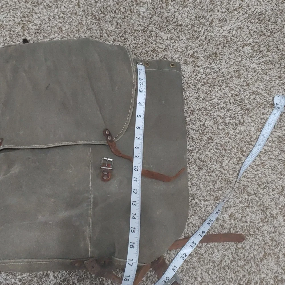 Vintage Swiss Army Backpack M39 Knapsack